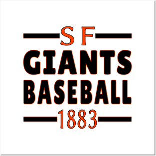 SF Giants Baseball Classic Posters and Art